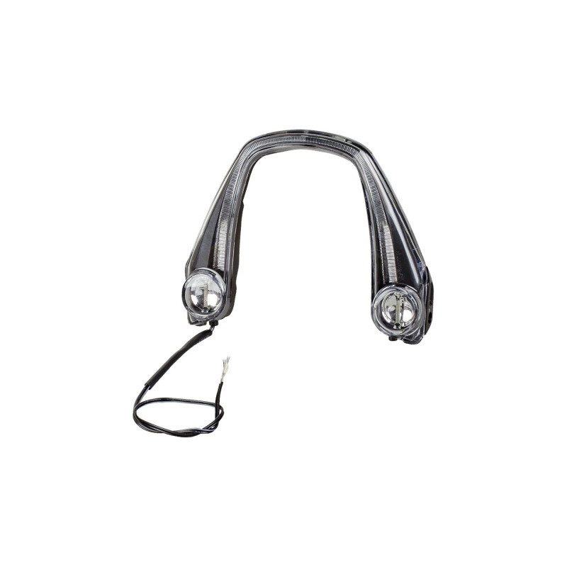 Oświetlenie TREK Bontrager Satellite Forklight Dynamo With Rear Light Connection